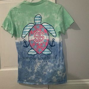 Tie dye simply southern shirt